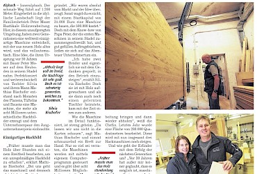 Wirtschaftskammer schreibt über die Anfänge, Innovationen und Zukunft von Peter Moser Rustikale Holzbearbeitung